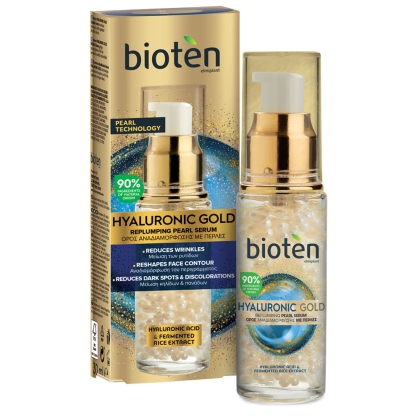 Серум за лице BIOTEN Hyaluronic Gold, 30 мл