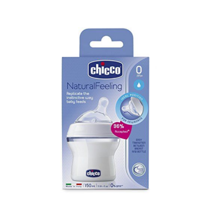 Бебешко шише против колики CHICCO Natural Feeling, 1капка, 150 мл