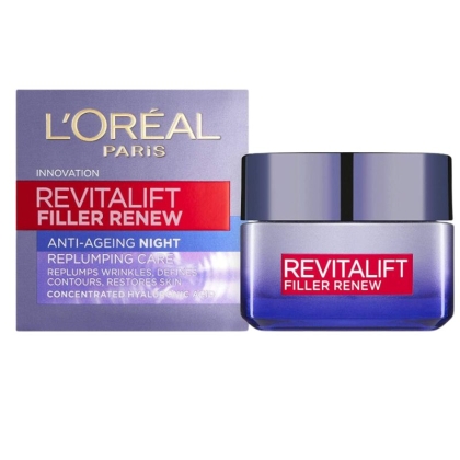 Нощен крем, LOREAL Revitalift Filler,  50 мл