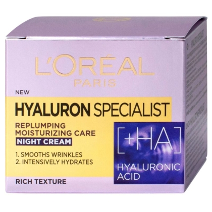 Нощен крем, LOREAL Hyaluron Specialist,  50 мл