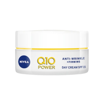 Дневен крем против бръчки, NIVEA Q10 Power F15,  50 мл