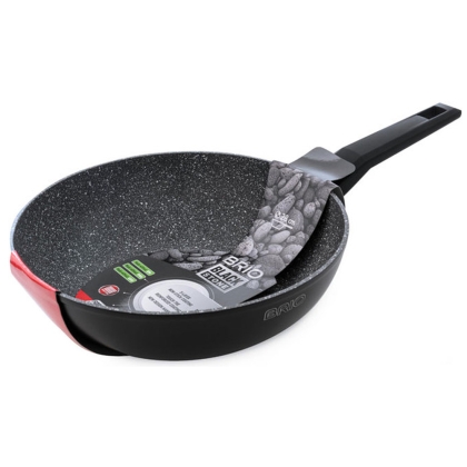 Тиган BRIO Black Stone WOK, 28 см