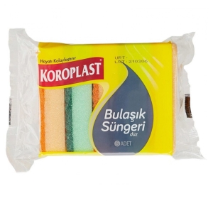 Гъба за съдове KOROPLAST, 5 бр