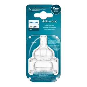 Биберон Philips AVENT Anti-Colic, 0+ месеца, 2бр