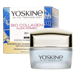 Крем нощен, Yoskine Bio Collagen  50+,  50 мл