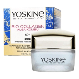 Крем нощен, Yoskine Bio Collagen 60+,  50 мл