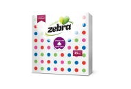 Салфетки Zebra Easy Open, 45 бр