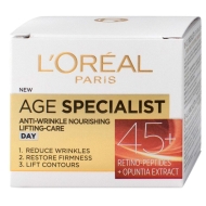 Дневен крем, LOREAL Age Specialist 45+, 50 мл